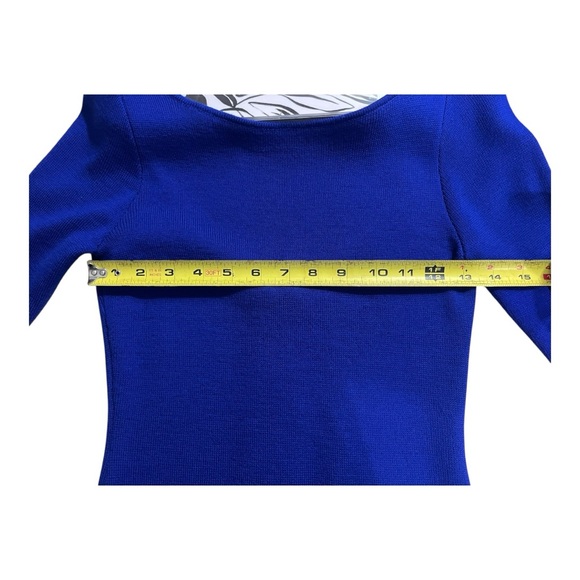 Milly New York Sandra Merino Wool Pleated Dress - Picture 8 of 9